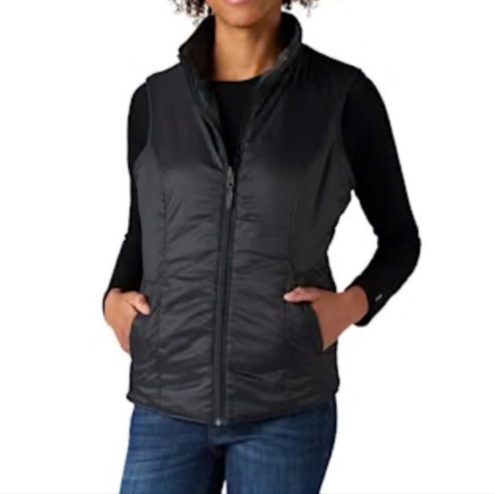 Smartwool Anchor Line Vest Reversible gray black XS